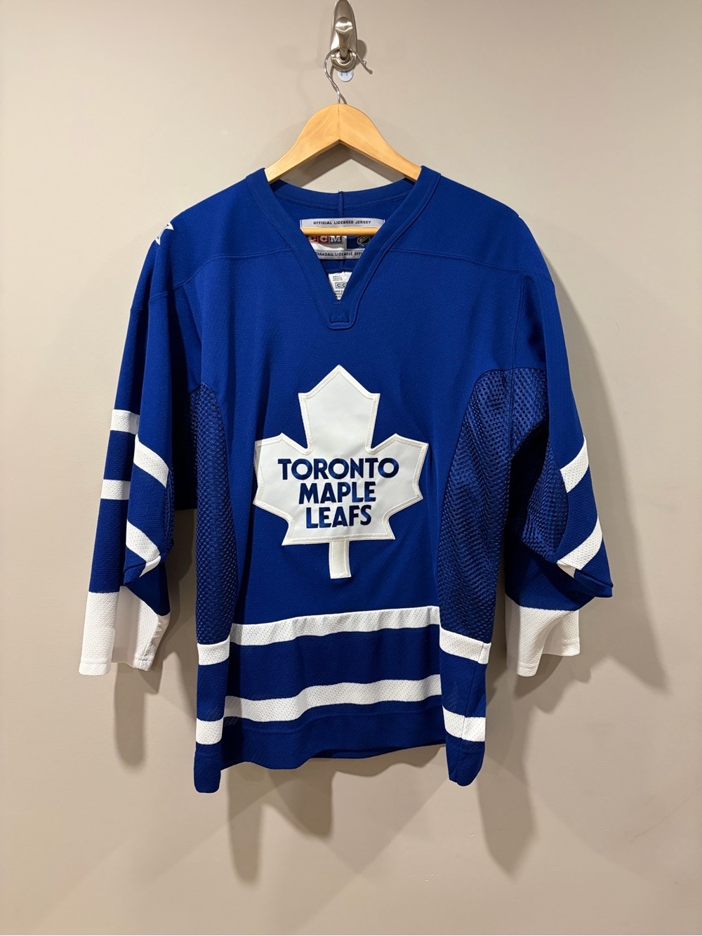 Vintage Toronto Maple Leafs CCM Maska NHL Hockey Jersey